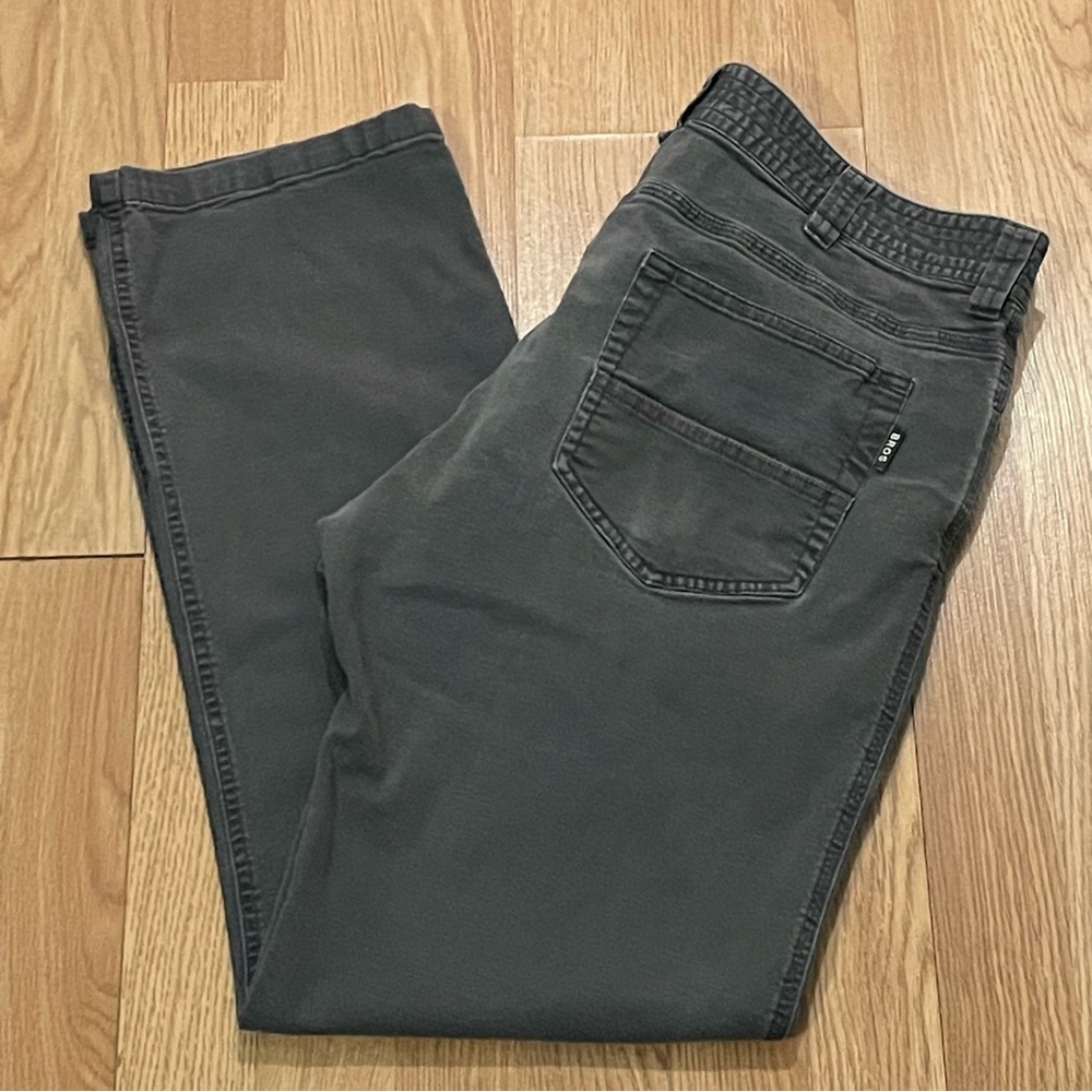 Howler Brothers Men’s 35x32 (35x30) Frontside 5 Pocket Stretch Canvas Pants Gray